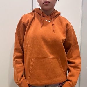 Burnt orange Nike hoodie